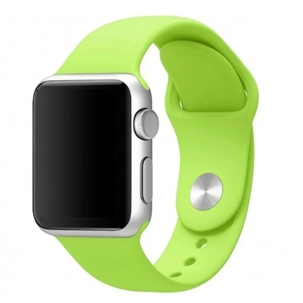 Silicone Apple Watch Band Compatible with 49mm 40mm, 44mm, 42mm, 45mm, 38mm